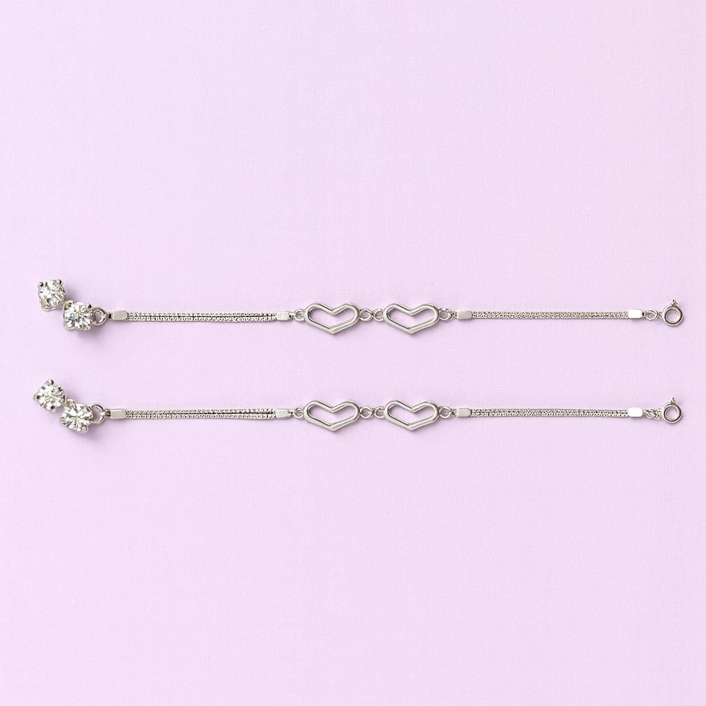 Heart Shaped Anklet