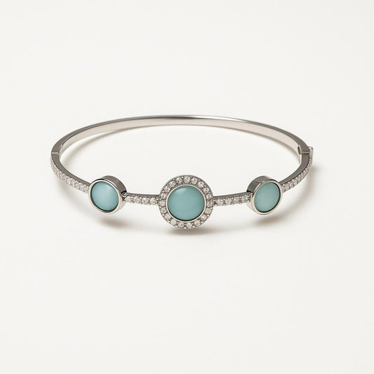Silver Triple Aura Kada – 92.5 Sterling Silver