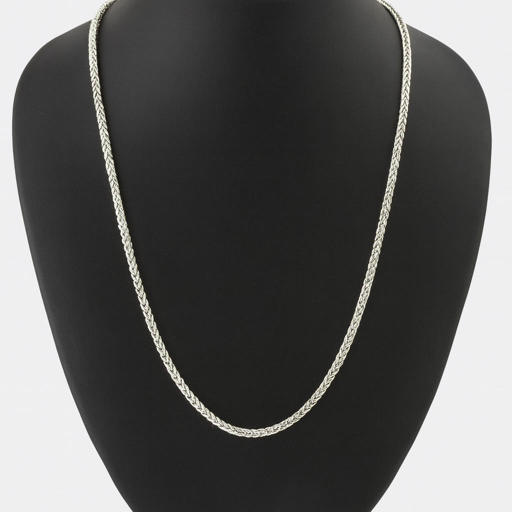 Sterling Silver Men's Rope chain Elegant Daily Wear Necklace