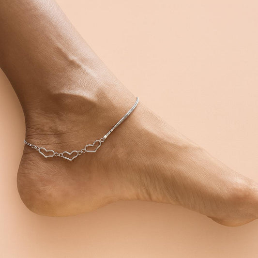 Heart Shaped Anklet