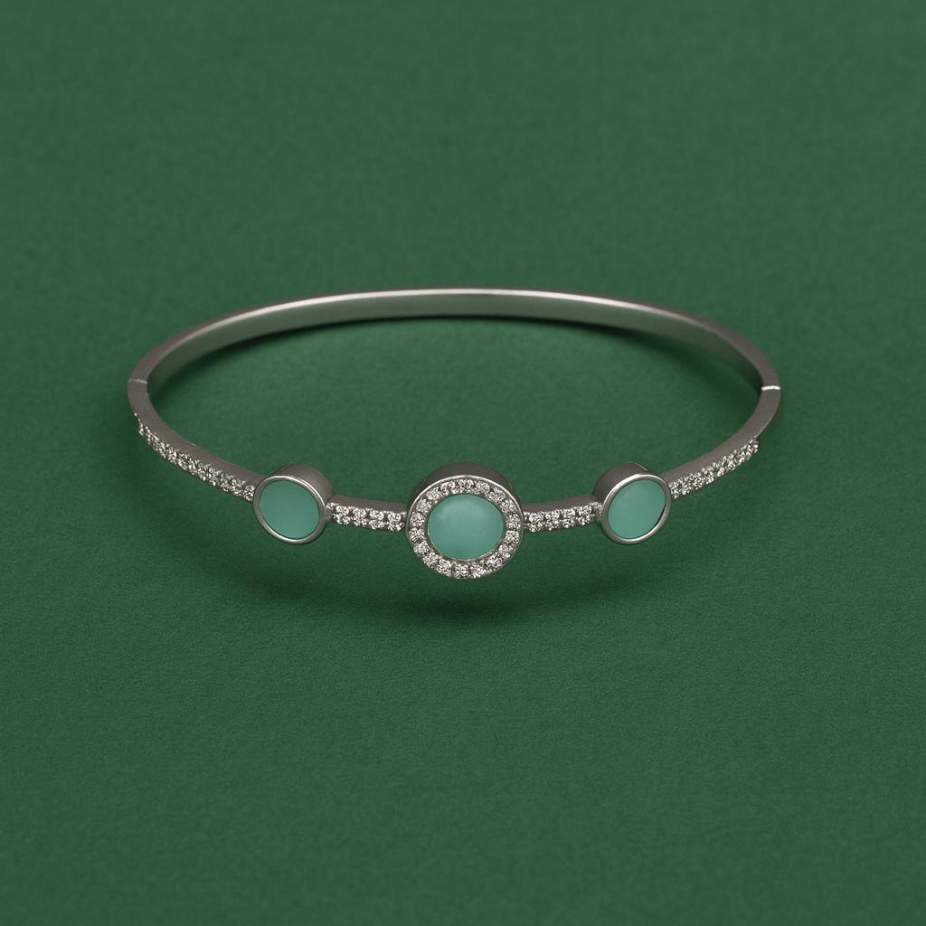 Silver Triple Aura Kada – 92.5 Sterling Silver